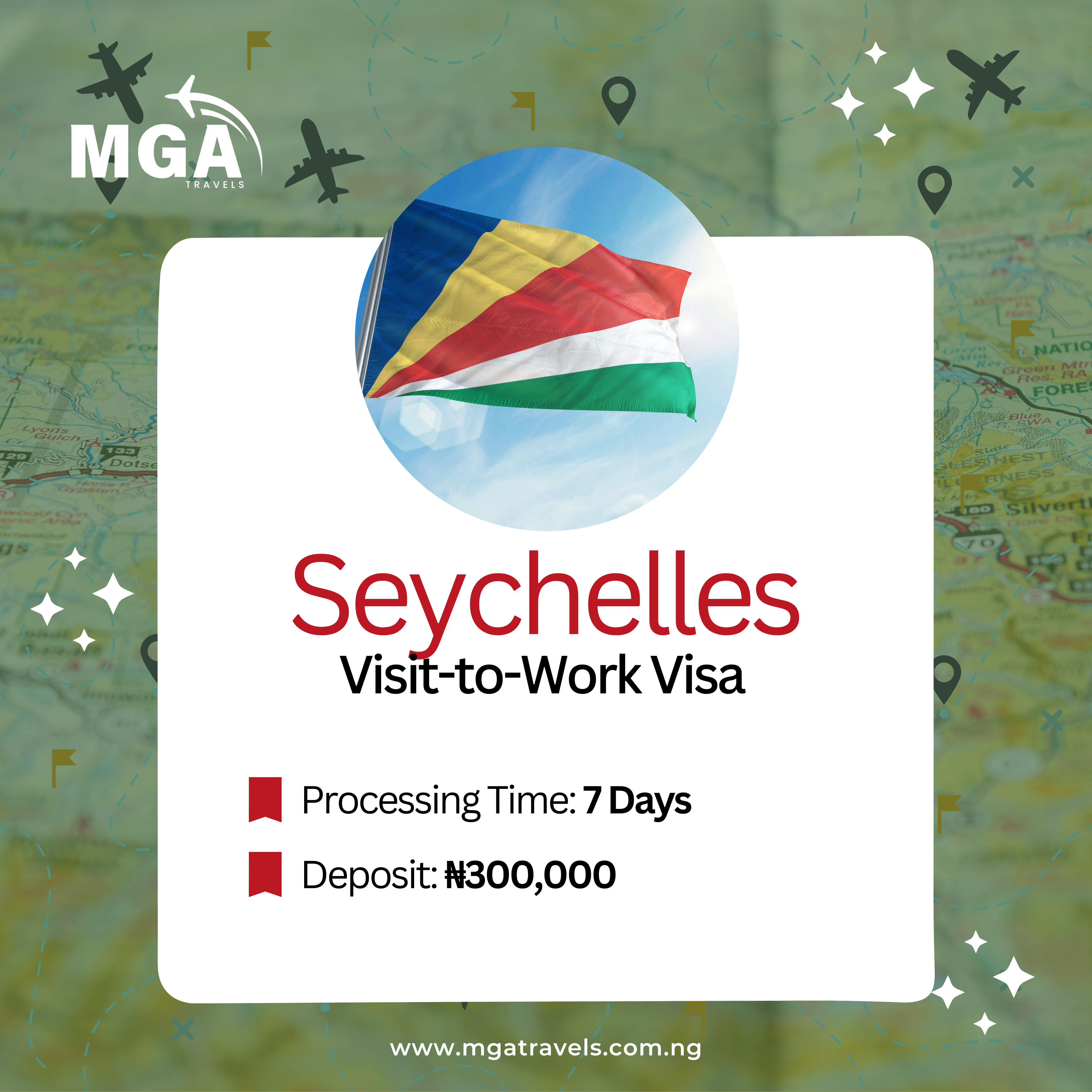 Seychelles ETA (Visit-to-Work Visa) Package